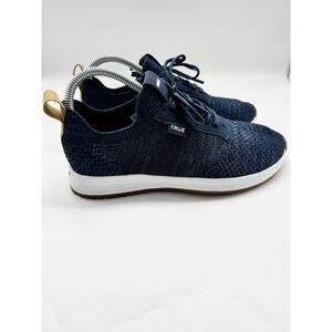 True Linkswear All Day Knit II Navy Blue Comfort Golf Sneakers Womens 8 Mens 6.5